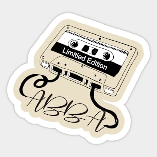 ABBA - Limitied Cassette Sticker